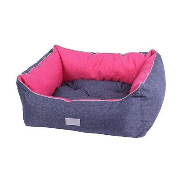 

Лежак для собак PrettyPet Барселона розовая 63х52х20см