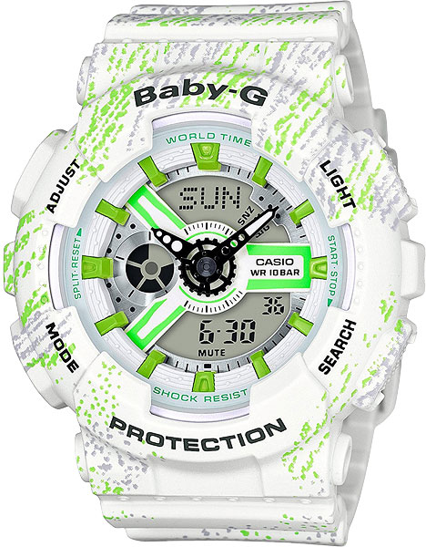 фото Наручные часы кварцевые женские casio baby-g ba-110tx-7a