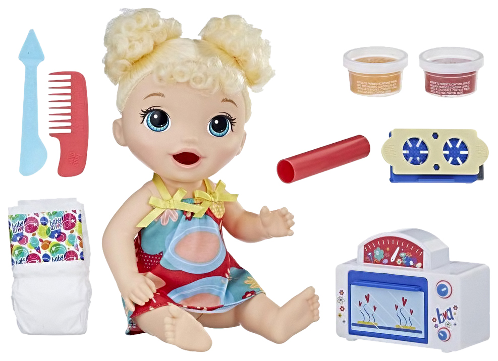 Кукла Baby Alive Малышка и еда E1947 — покупайте с выгодой в интернет-магаз...
