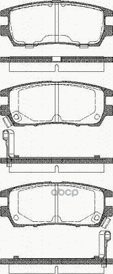 

Комплект тормозных колодок MITSUBISHI MZ690341
