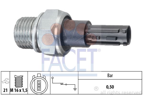 

Датчик давления масла FACET 7.0203