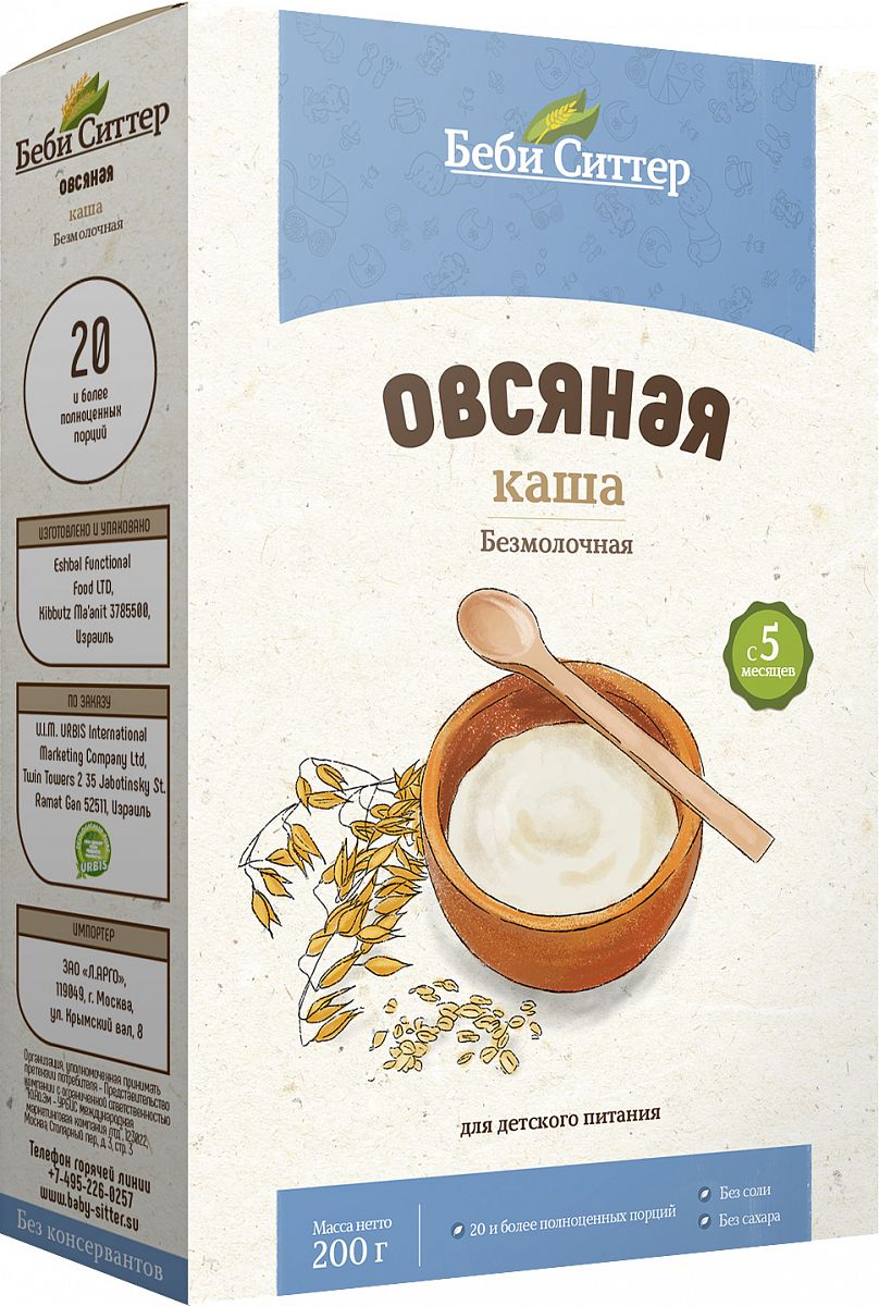 Беби каша овсяная 250 г