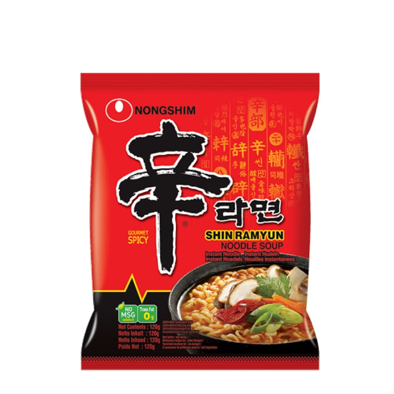 Лапша быстрого приготовления Шин Рамен Nongshim 120 г