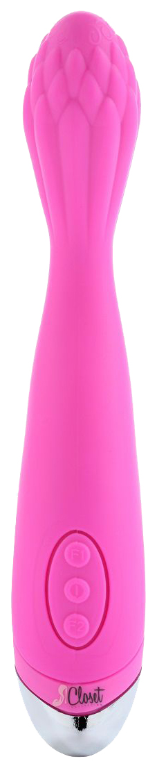 Розовый вибратор для G-стимуляции THE LOUISE 21,6 см