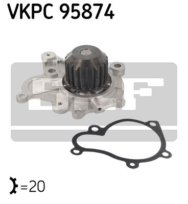 Водяной насос SKF VKPC 95874 4290₽