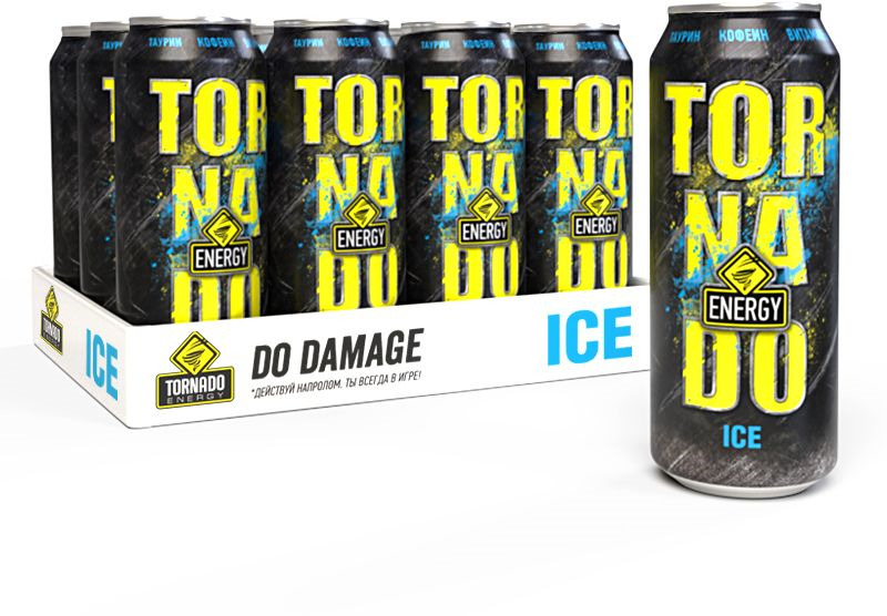 

Энергетический напиток Tornado Energy Ice 12 шт по 450 мл