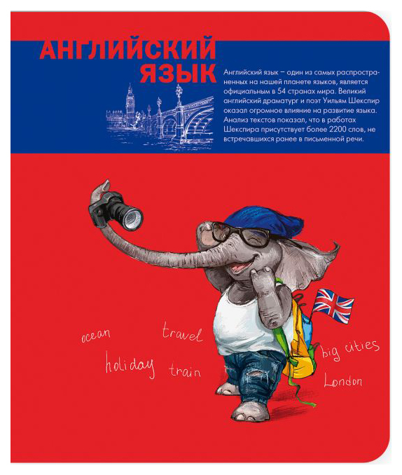 

Тетрадь шк. уч. темат. 44328/5 АНГЛИЙСКИЙ ЯЗЫК /48 л А5