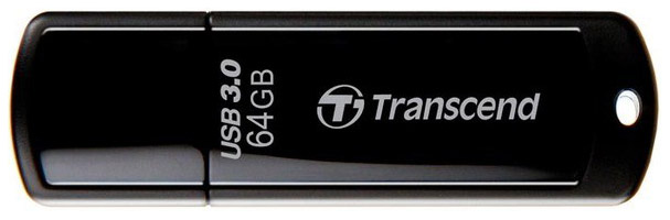 фото Флешка transcend jetflash 700 64гб black (ts64gjf700)