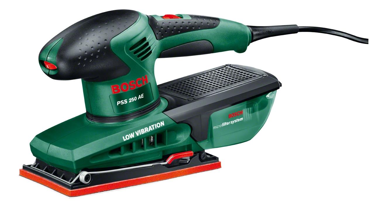 

Сетевая вибрационная шлифовальная машина Bosch PSS 250 AE 603340220, PSS 250 AE
