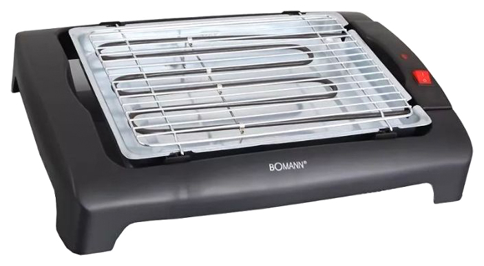 Электрогриль Bomann BQ 1240 N Black электрогриль bomann mg 2251 cb schw inox