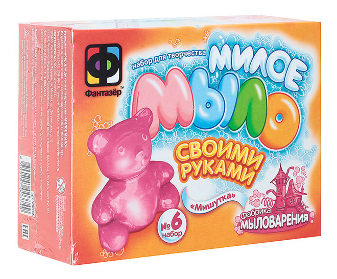 

Набор для творчества Фантазер Милое мыло: Мишутка 980106, милое мыло, Мишутка