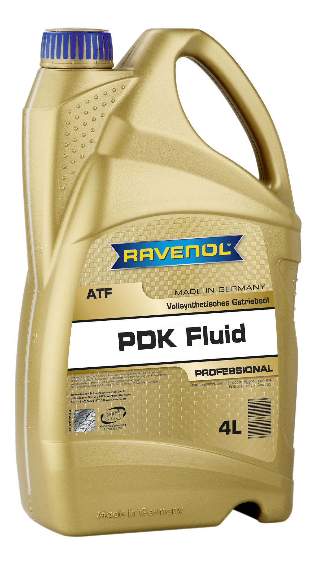 фото Трансмиссионное масло ravenol atf pdk fluid 4л 1211131-004-01-999