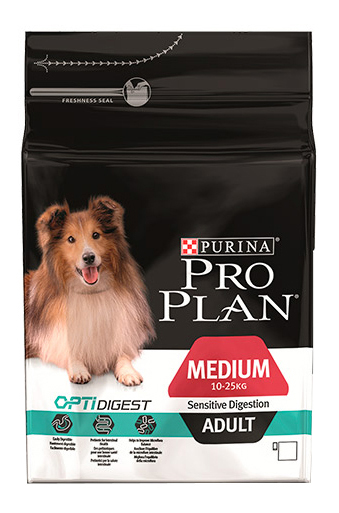 фото Сухой корм для собак pro plan optidigest medium adult, для средних пород, ягненок, 1,5кг