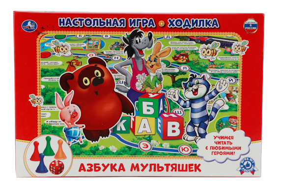 Настольная игра Умка Азбука мультяшек