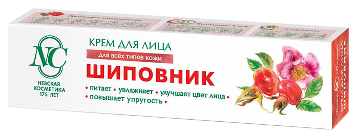 

Крем для лица Невская Косметика Шиповник 40 мл, шиповник
