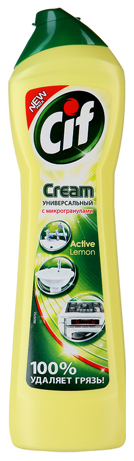 Универсальное чистящее средство Cif active lemon 500 мл