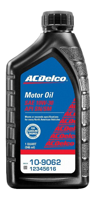 

Моторное масло ACDelco Motor Oil 10W30 0,946 л, Motor Oil