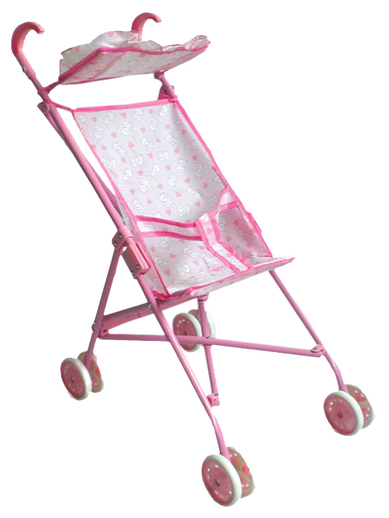 

Коляска для кукол 1TOY Т52256, розовая