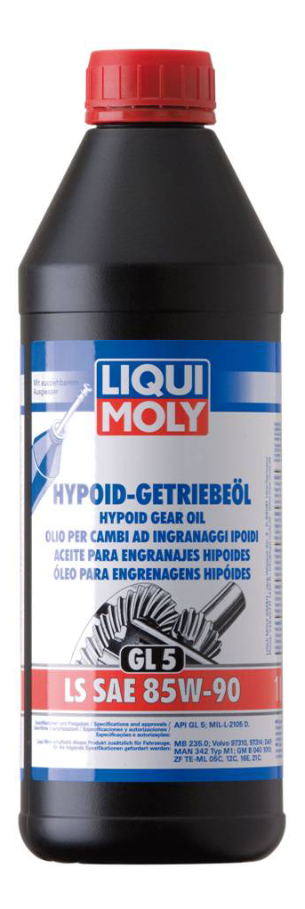 фото Liqui moly hypoid-getriebeoil ls 85w90 gl-5 1 л. (6шт) трансм.масло 8039/1410