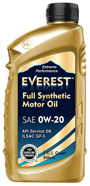 

Моторное масло Everest Full Synthetic 0W-20 1л