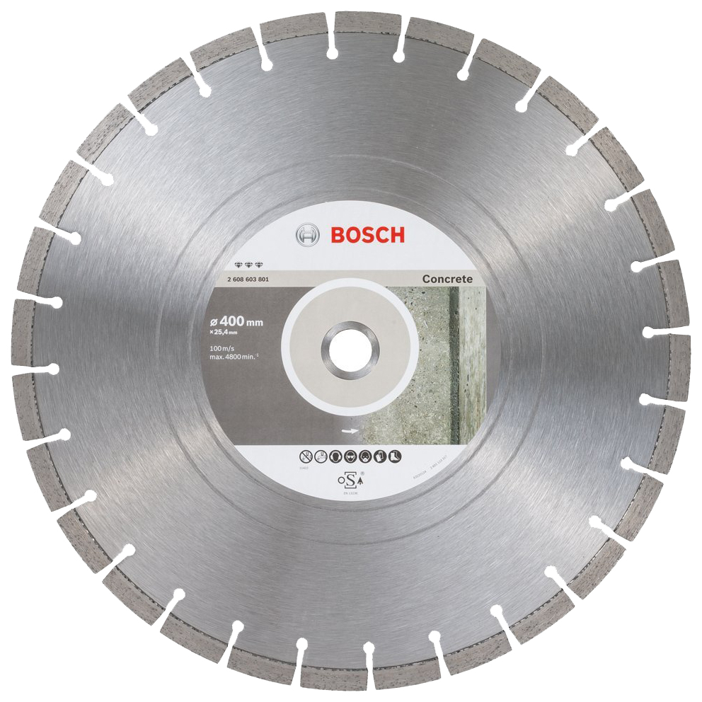 фото Диск отрезной алмазный bosch bf concrete 400-25,4 2608603801