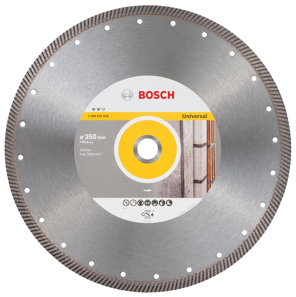 фото Диск отрезной алмазный bosch ef universalt 350-25,4 2608603818