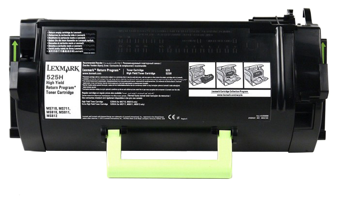 

Картридж для лазерного принтера Lexmark 52D5H0E, черный, оригинал, 52D5H0E