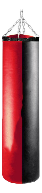 фото Боксерский мешок премиум рк 70 кг черно-красный nobrand