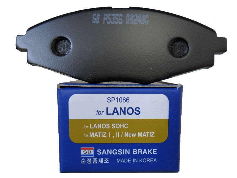 

Колодки тормозные SANGSIN SP1086 передние