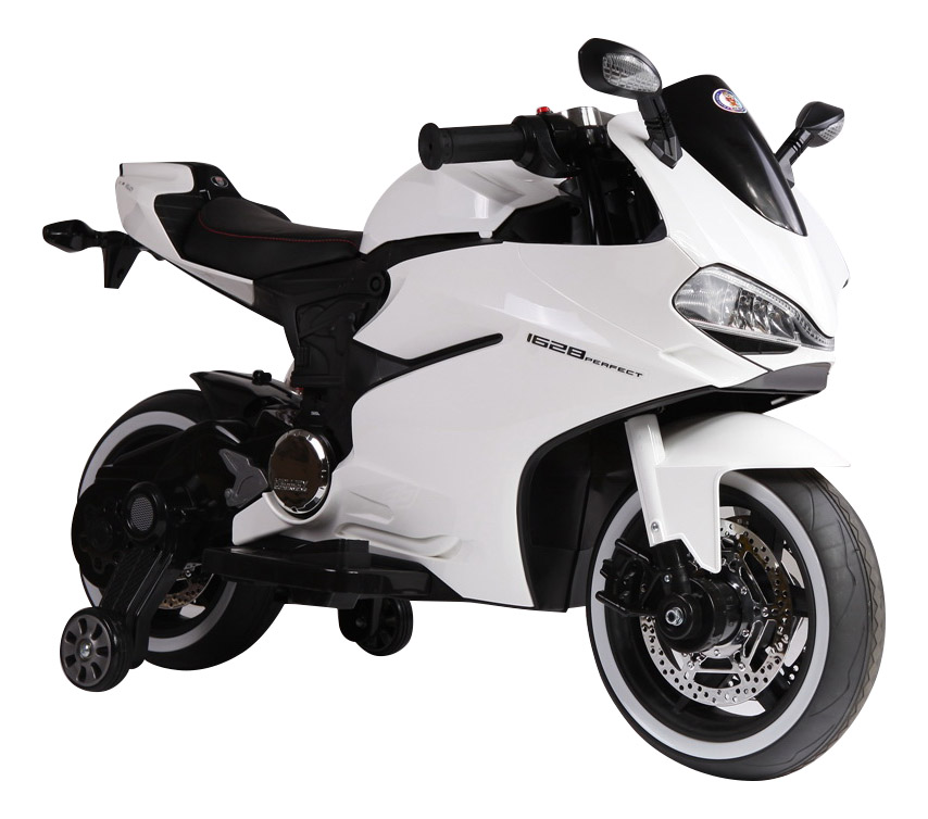 фото Мотоцикл moto белый rivertoys a001aa-whte