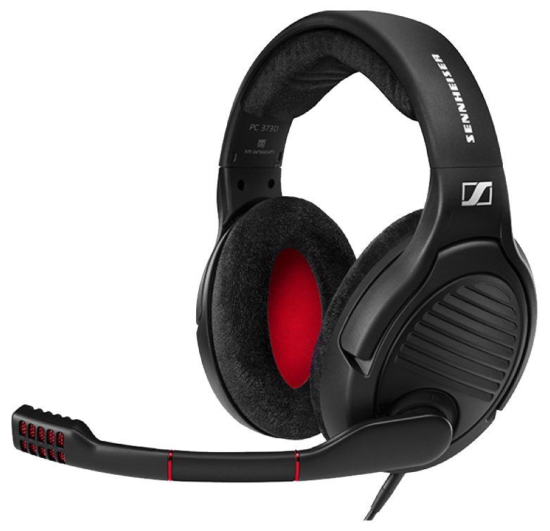 Игровые наушники Sennheiser PC 373D Black/Red