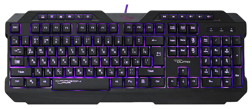 

Клавиатура QUMO Dragon War Fallen K02 Black, Dragon War Fallen K02