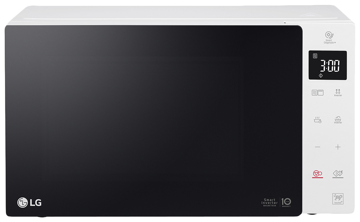 фото Микроволновая печь с грилем lg mh6336gisw white/black