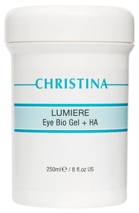 фото Гель для кожи век и шеи christina eye & neck bio gel + ha - lumiere, 250 мл