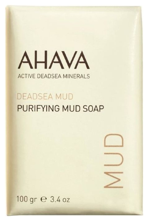 Мыло на основе грази Мертвого моря Ahava Deadsea Mud Purifying Mud Soap ahava мыло успокаивающее на основе соли мертвого моря cleansing