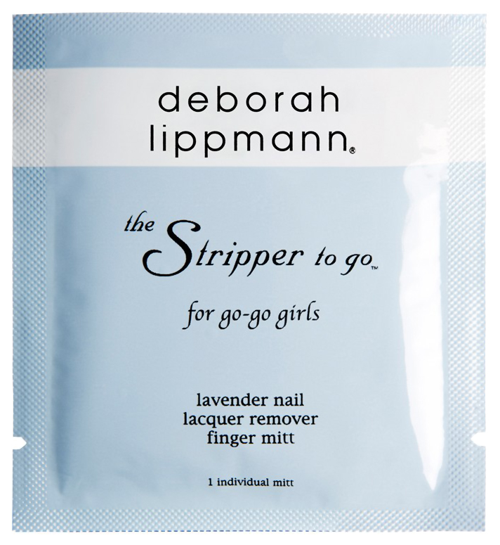 фото Очищающее средство для ногтей deborah lippmann салфетки the stripper to go 6 шт