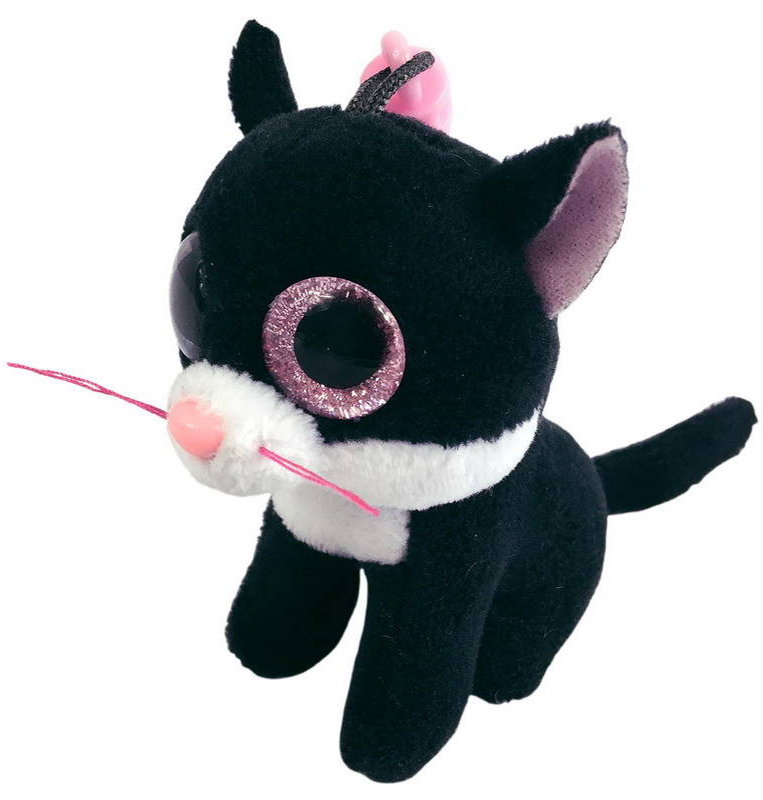 

Мягкая игрушка ABtoys Котенок черный, на брелке 8 см, Котенок черный, на брелке 8 см