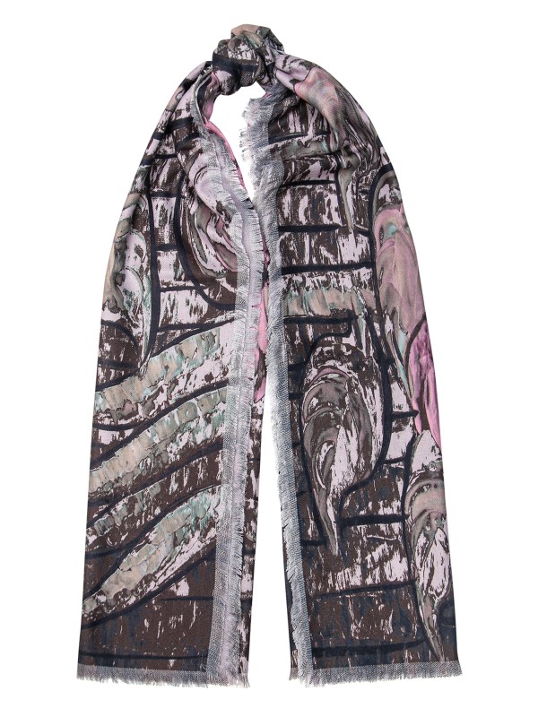 

Палантин женский Labbra LIN33-941 лиловый, 180х70 см, Розовый, LIN33-941