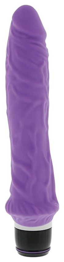 фото Фиолетовый вибратор-реалистик purrfect silicone classic 8,5inch 21,5 см dream toys