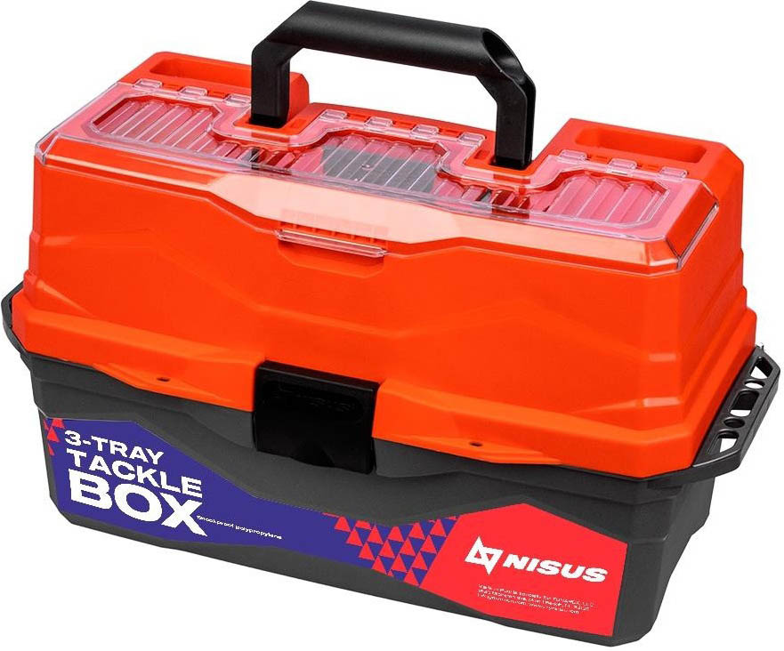 фото Ящик для снастей nisus "tackle box", трехполочный