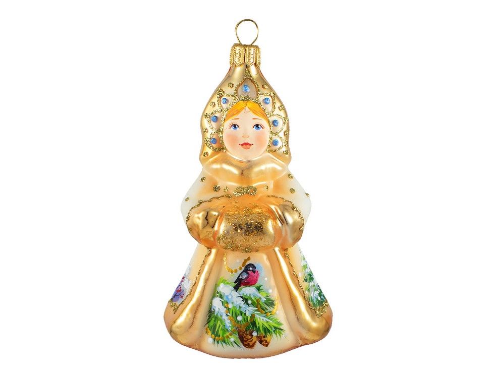 

Елочная игрушка Ариель Снегурочка 618.4-ариель 11 см 1 шт., Снегурочка