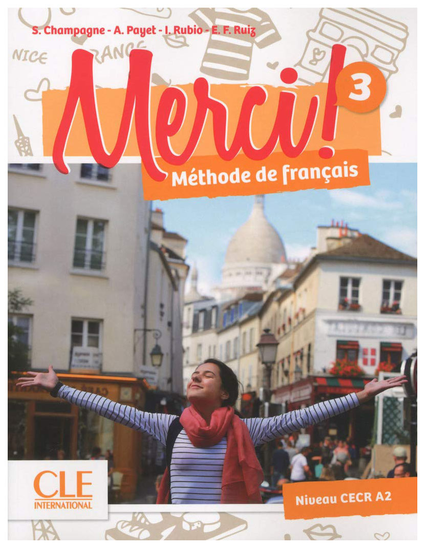 фото Книга cle international "merci! 3 livre de l'eleve + dvd rom + audio (+ dvd)"