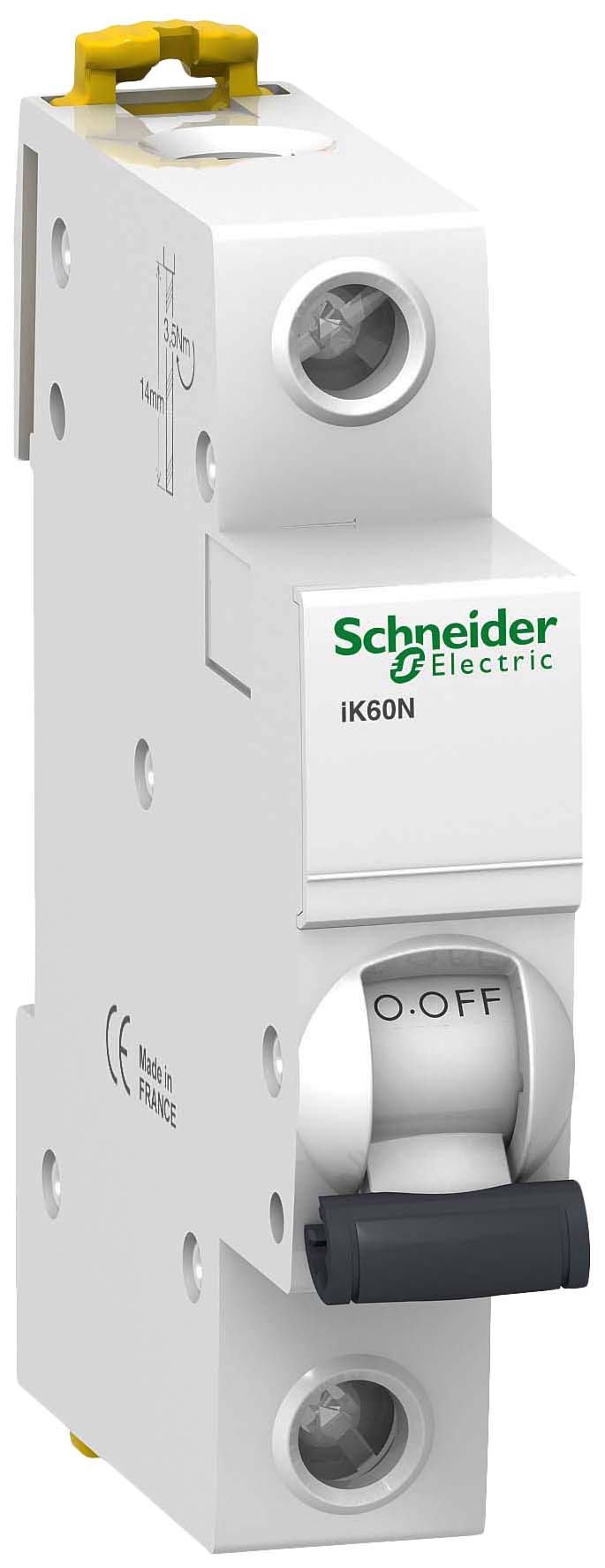 фото Выключатель автоматический модульный ik60 acti9, 1 пост, с, 63 а, 6 ка schneider electric