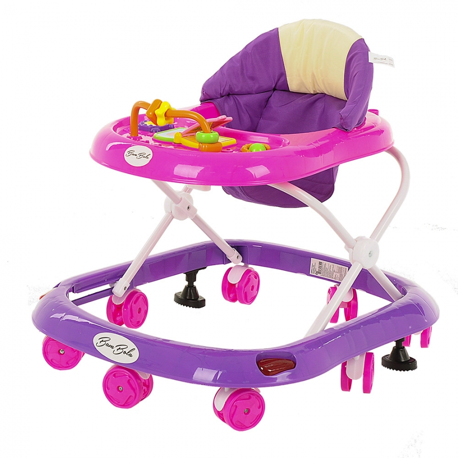 

Ходунки Bambola Обучайка Pink+Purple, Обучайка