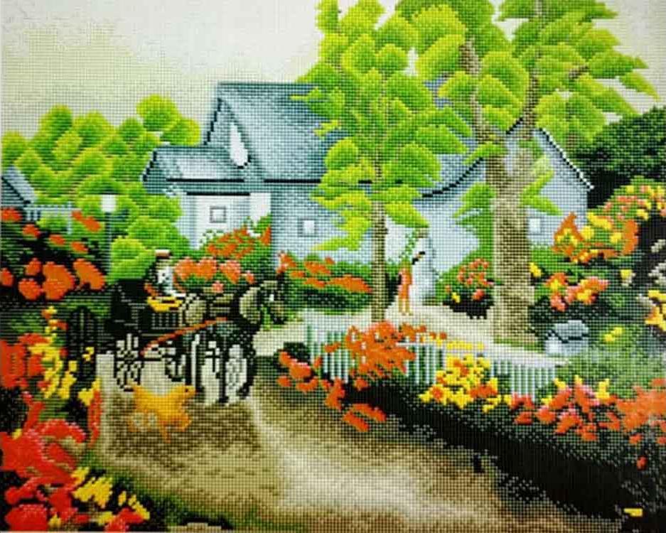 

Алмазная вышивка Painting Diamond Извозчик, 40x50 см, Извозчик
