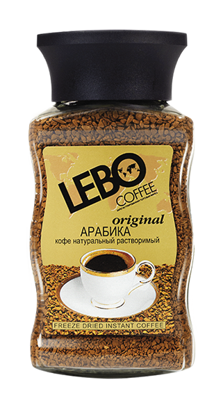 Кофе растворимый Lebo original 100 г