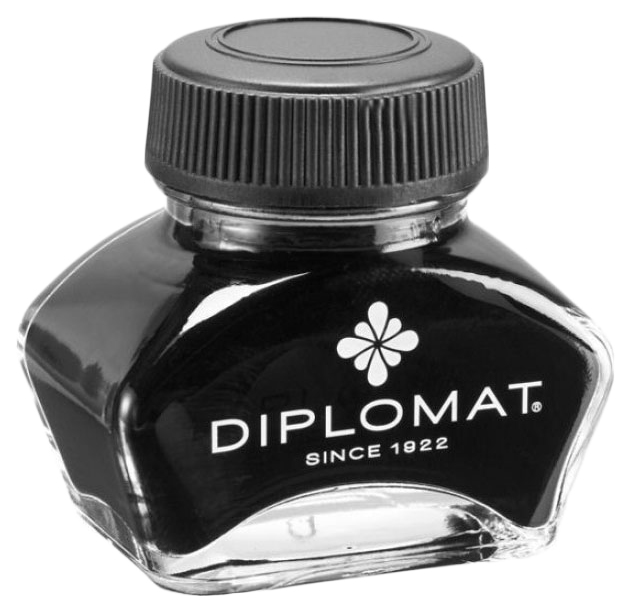 Чернила Diplomat Pen стеклянный флакон черные 1шт