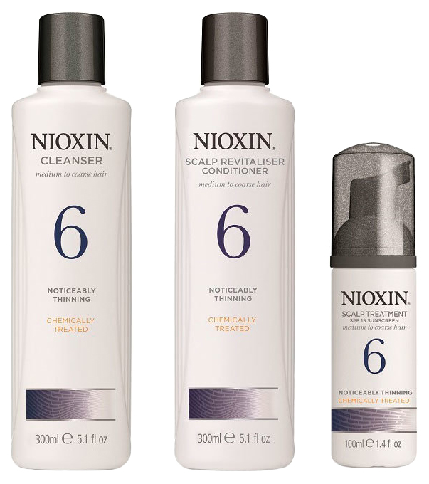 Набор средств для волос Nioxin System 6 Kit 300 мл+300 мл+100 мл