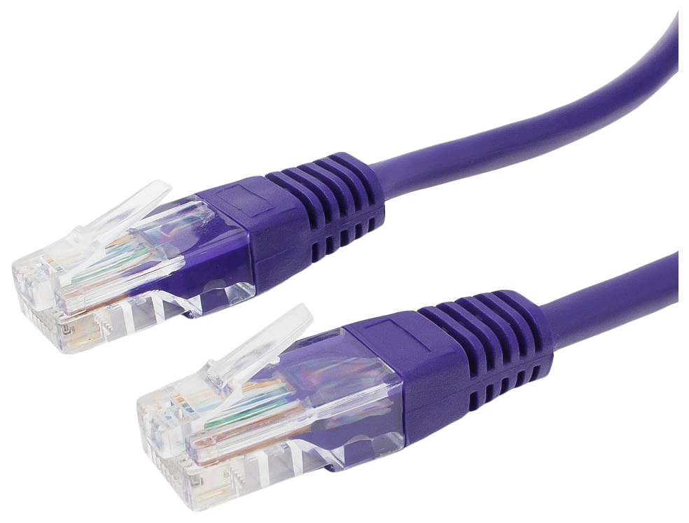 фото Кабель cablexpert rj45-rj45, m-m 5м violet (pp12-5m/v)