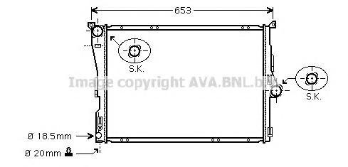 

Радиатор Ava BW2289